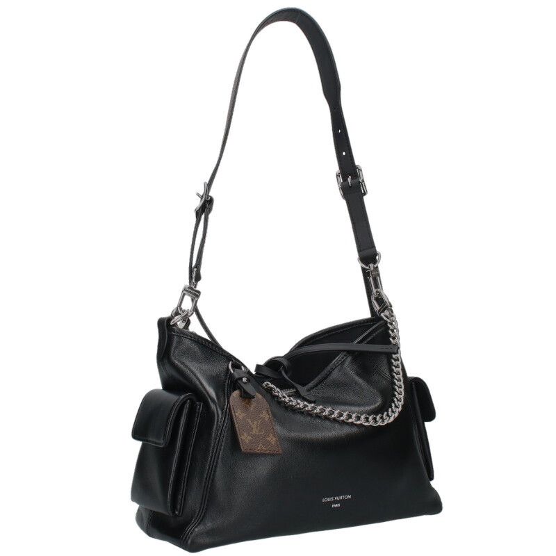 Louis Vuitton Carryall Cargo Vibe PM M24861 Leather Shoulder Bag Men's