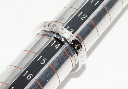 Bulgari Ring 18K White Gold Diamond 1p(004ct) Bzero1 Ring Bulgari Double Logo