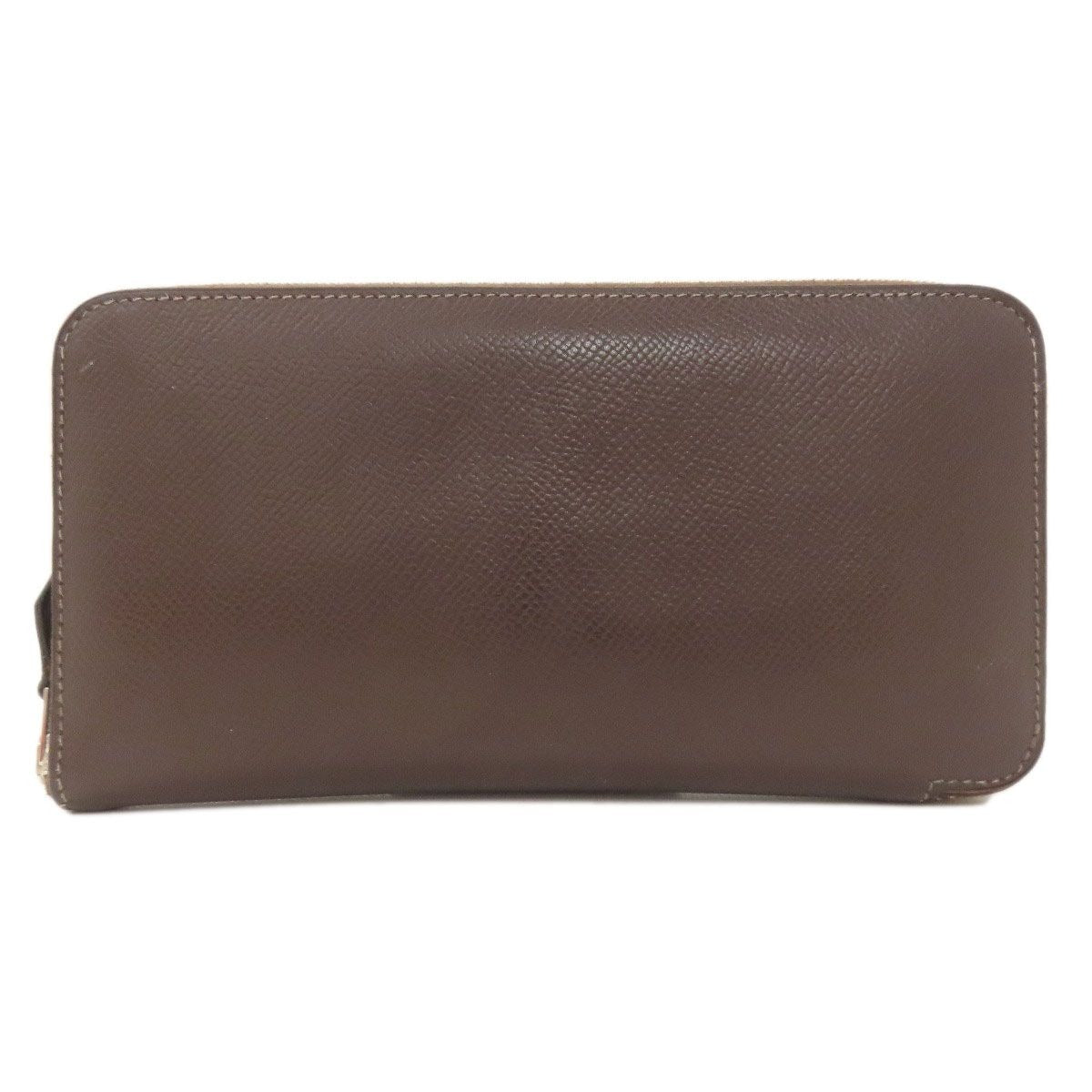 Hermes Azap Classic Long Silver Wallet Epsom