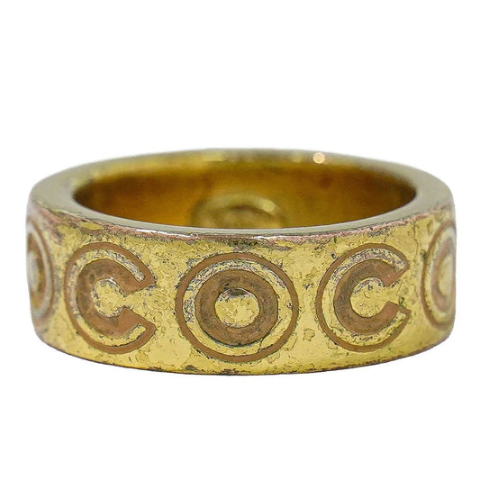 Chanel Coco Logo Ring Gold Plated