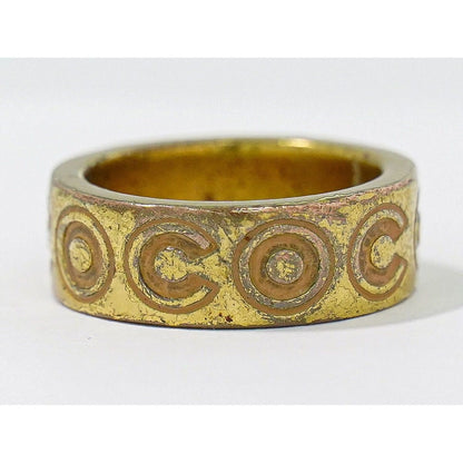 Chanel Coco Logo Ring Gold Plated — view 5