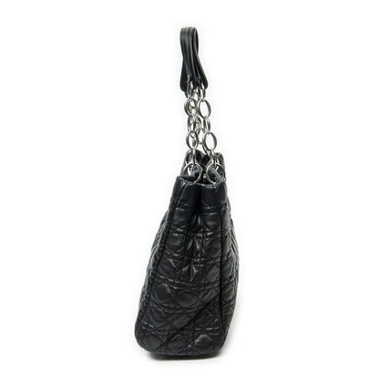Dior Soft Shopping Tote Black Cannage Lambskin Leather — view 3