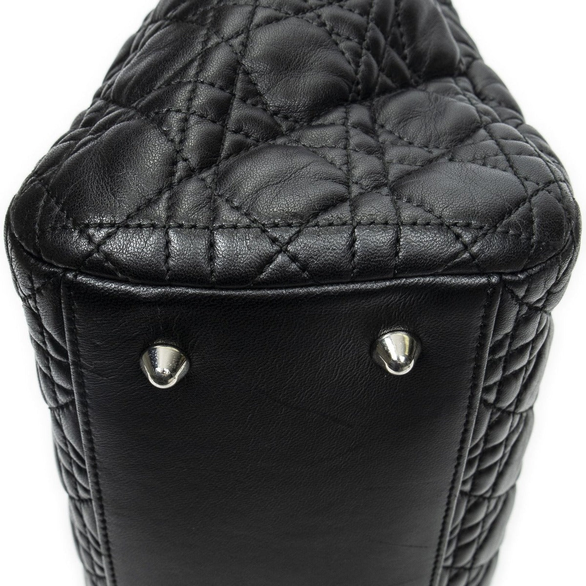 Dior Soft Shopping Tote Black Cannage Lambskin Leather — view 8