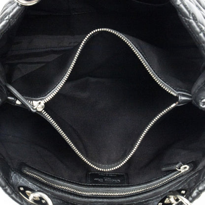 Dior Soft Shopping Tote Black Cannage Lambskin Leather — view 9