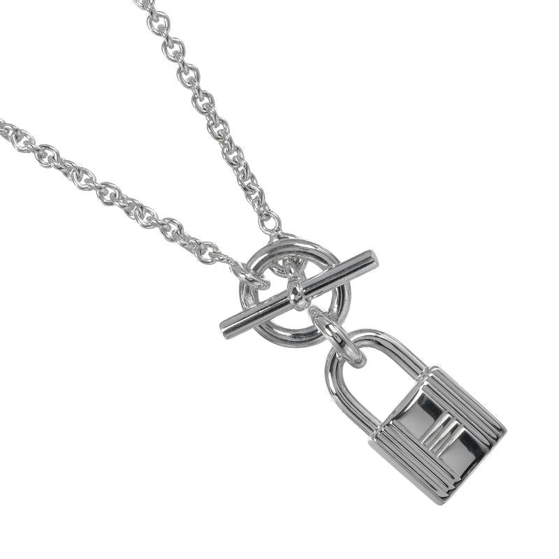 Hermes Cadenas Amulet Silver 925 12.16 g Necklace