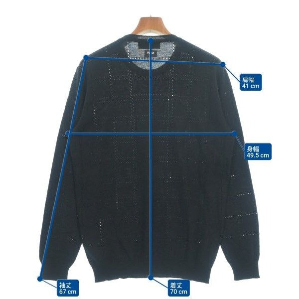 Fendi Knit Sweater Wool Black — view 8