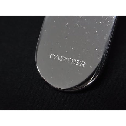 Cartier Key Holder Logo Motif Silver Metal — view 2