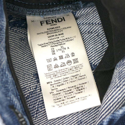 Fendi Denim Pants Flp285 AIED 31 34 Blue Jeans