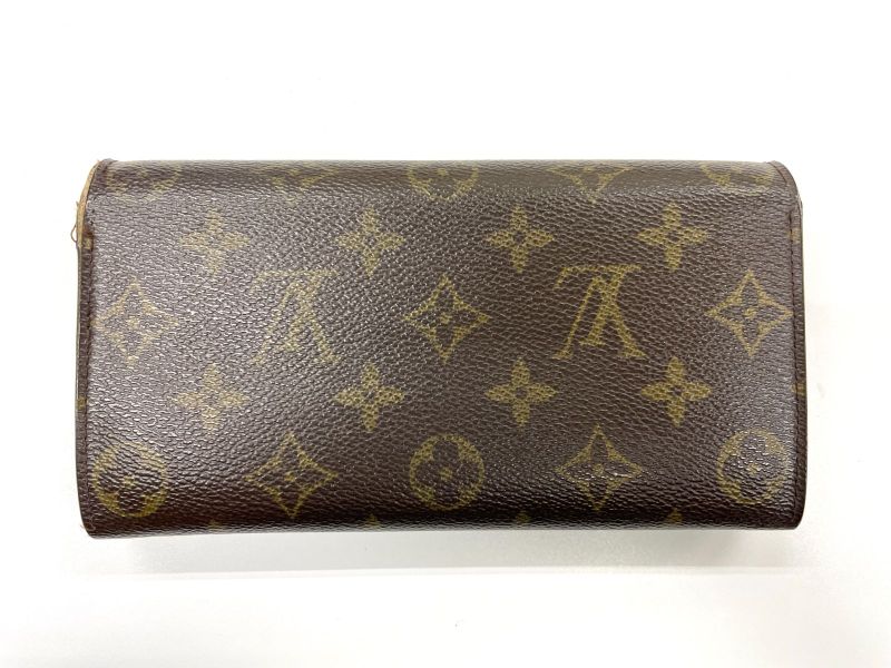 Louis Vuitton Monogram Pochette Portmonnaie Cles Di Long Wallet M61726 Brown