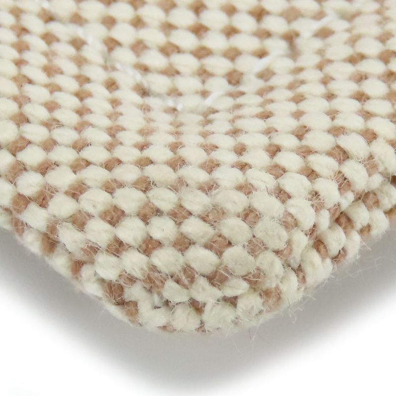 Hermes Pouch New Yachting PM Canvas Beige Silver Hardware Multi Pouch Logo