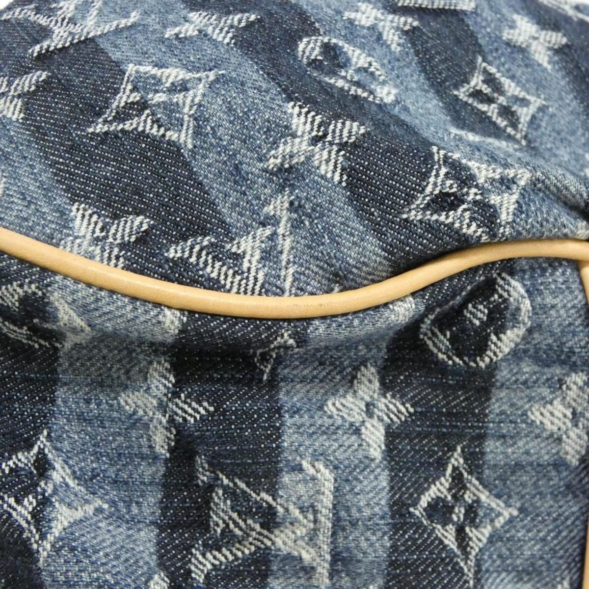 Louis Vuitton Monogram Denim Cabas Rayet GM Bag Jeans — view 3