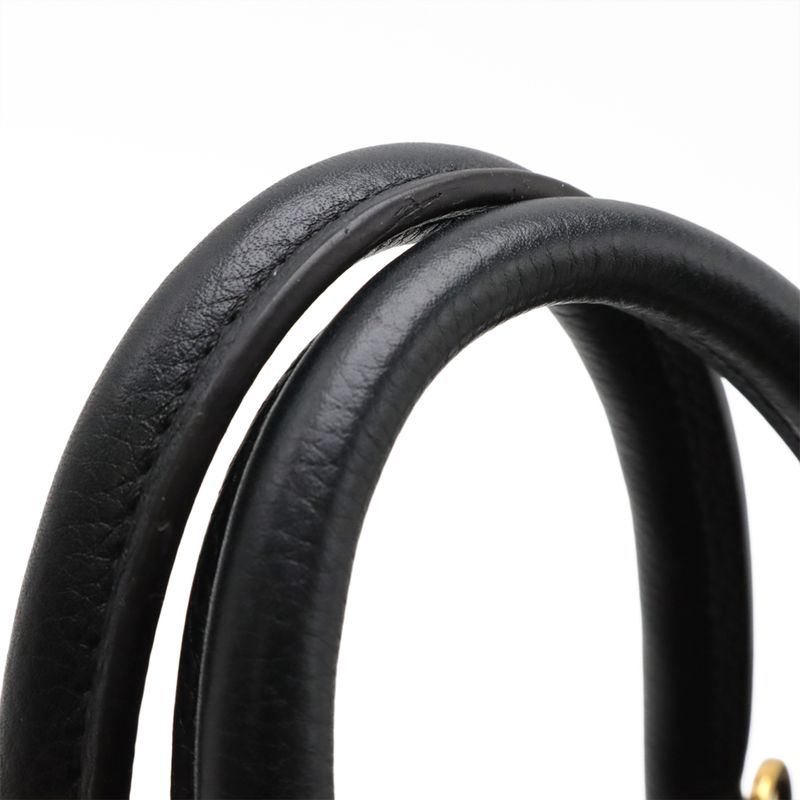 Louis Vuitton City Steamer PM Handbag 2WAY Shoulder Bag Leather Noir Black