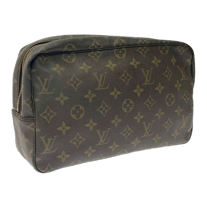 Louis Vuitton M47522 Monogram PVC Trousse Toilette 28 Brown 344685 Second Bag