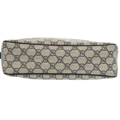 Gucci GG Supreme Canvas Navy Beige 201448 Shoulder Bag Navy Blue 0088 Gucci