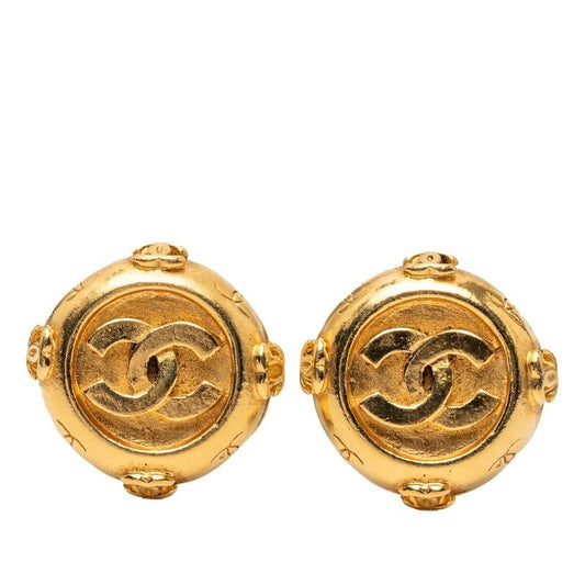 Chanel CC Logo Gold Plated