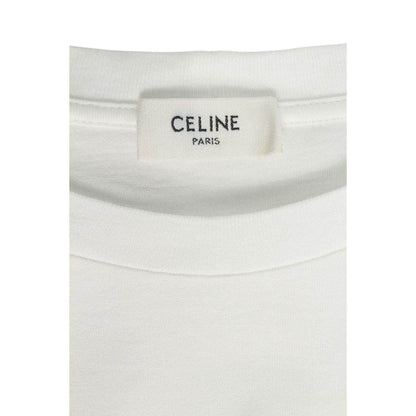 Celine Logo Print Loose Fit T-Shirt — view 3