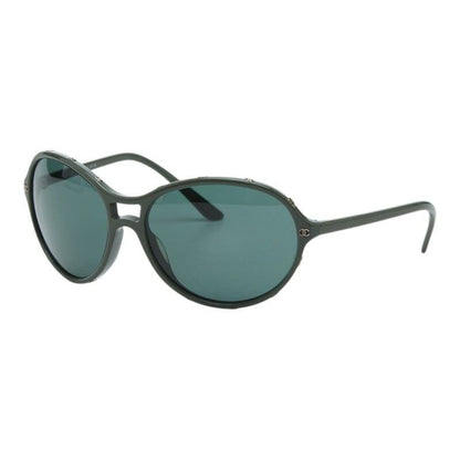 Chanel CC Logo Sunglasses Frame Green Acetate Eyewear