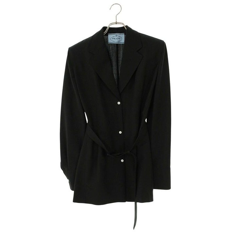 Prada Belted Shirt Jacket