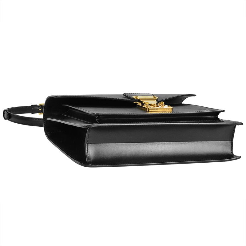 Louis Vuitton Monceau 2way Handbag Epi M52122 Black Gold Hardware Sr0093