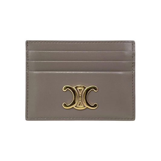 Celine Card Case Triomphe Holder 10 L833 dpv.10 bl Shiny Calfskin Logo
