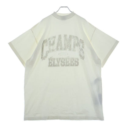 Balenciaga Over Champs Elysees T-Shirt Front Print Pullover Top Short Sleeve