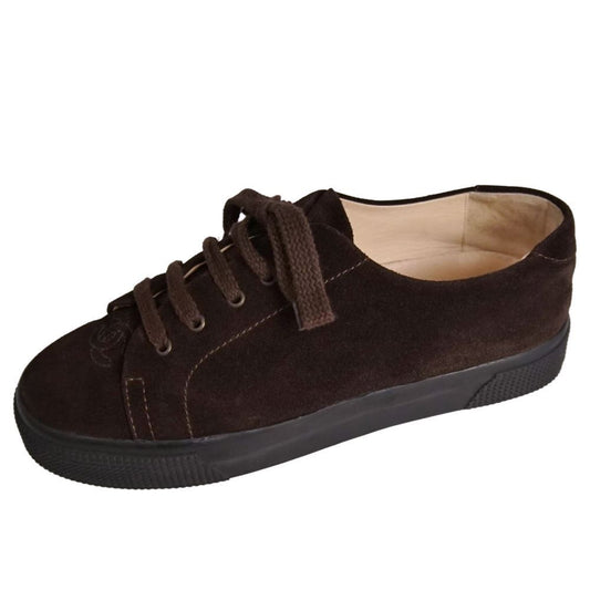 Chanel Vintage Sneakers Low Cut CC Logo