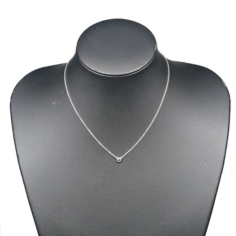 Tiffany & Co Colored By-the-yard Blue 925 Silver X Colored Stones Ladies 1.64g