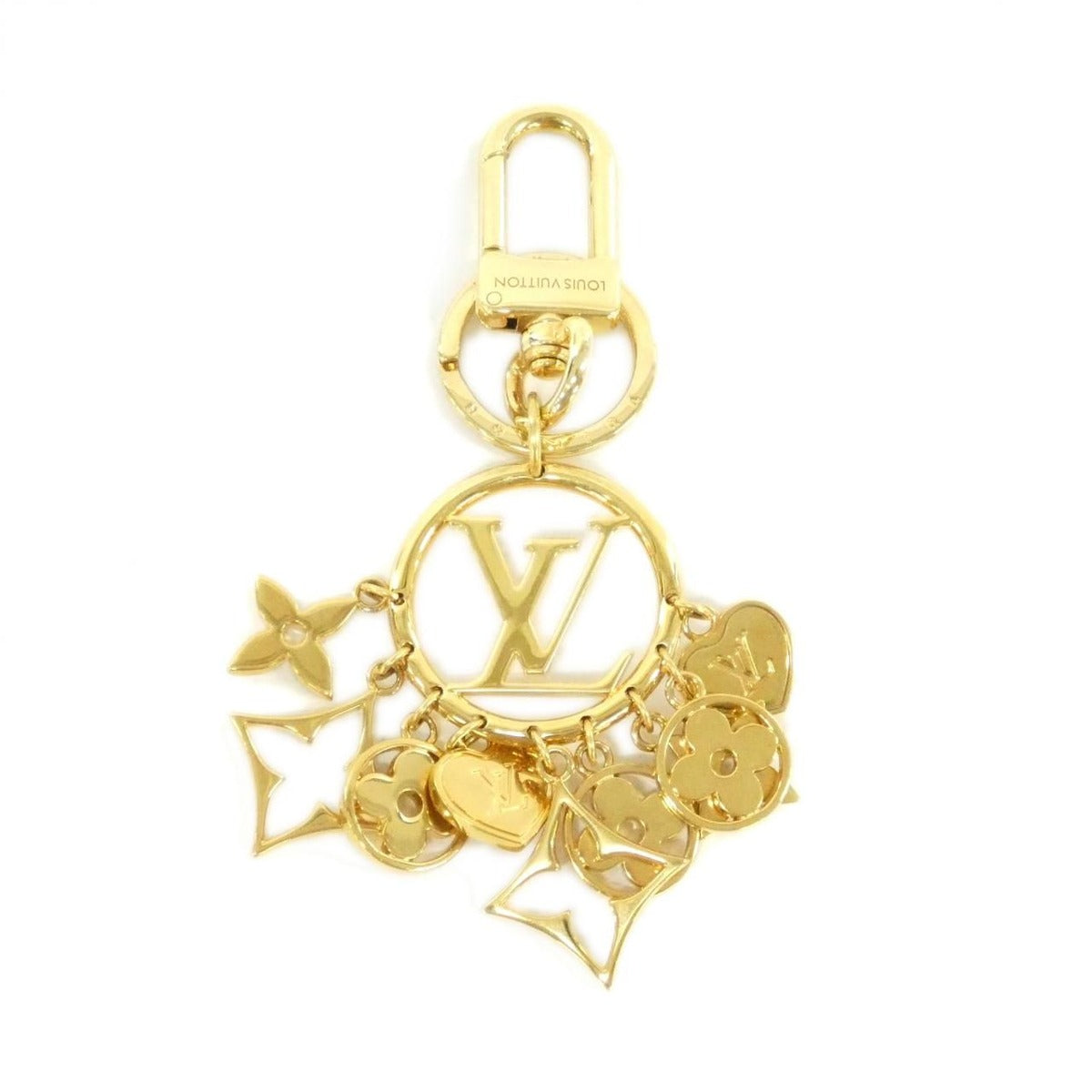 Louis Vuitton Porte Cles LV Circle Twin Link Key Ring
