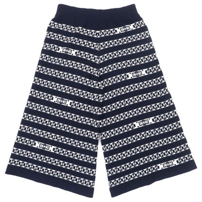 CHANEL P56182k07327 100% Cashmere Coco Mark Logo Hardware Chain And Tan Lock