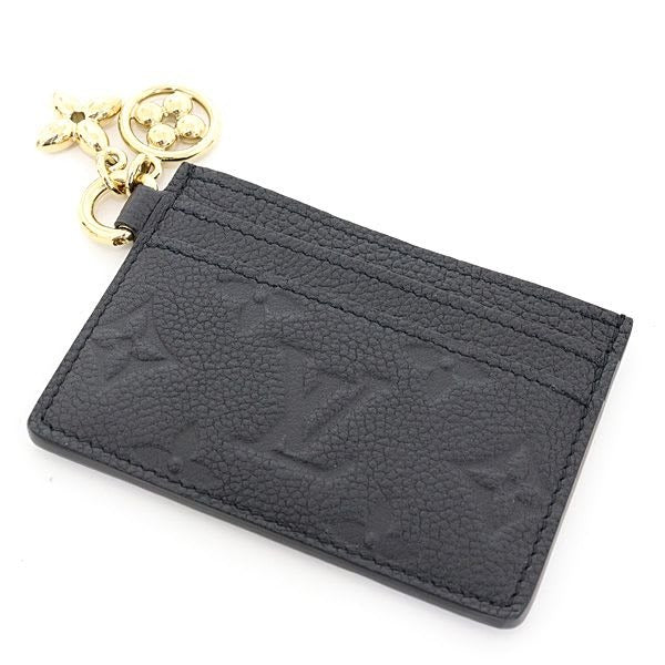 Louis Vuitton Card Holderlv Charm Monogramempreinte Noir Black