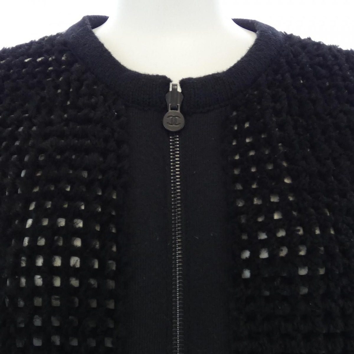 Chanel Mouton Coat Black — view 5