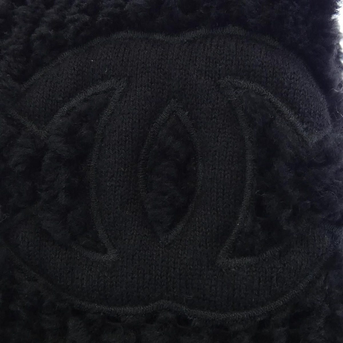 Chanel Mouton Coat Black — view 7