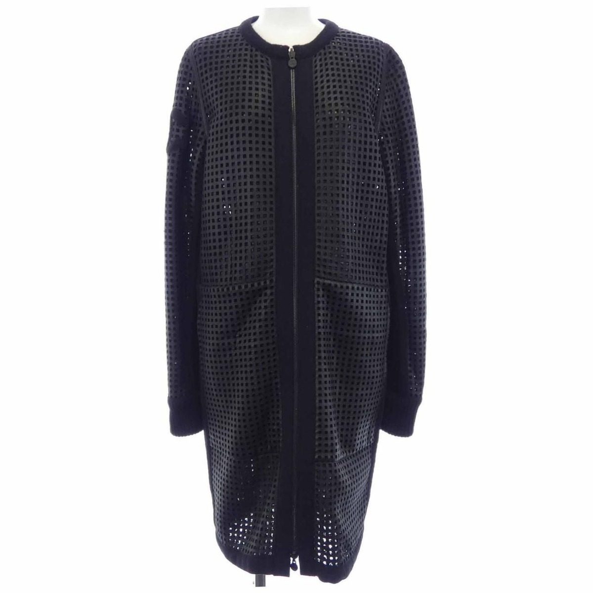 Chanel Mouton Coat Black — view 8