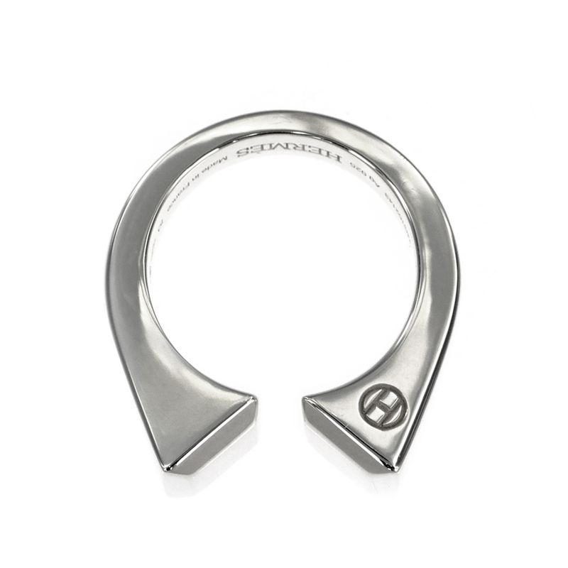 Hermes Ring Cour De Forges GM Size 53 Ag925 Silver - Accessories -