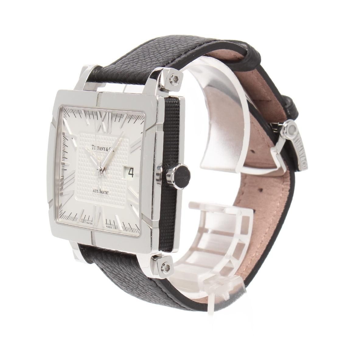 Tiffany & Co Watch Atlas Gent Square Automatic White — view 2