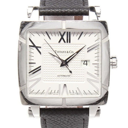 Tiffany & Co Watch Atlas Gent Square Automatic White