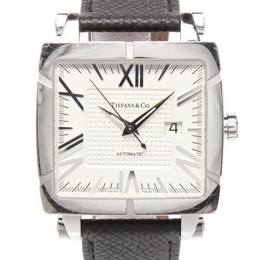 Tiffany & Co Watch Atlas Gent Square Automatic White