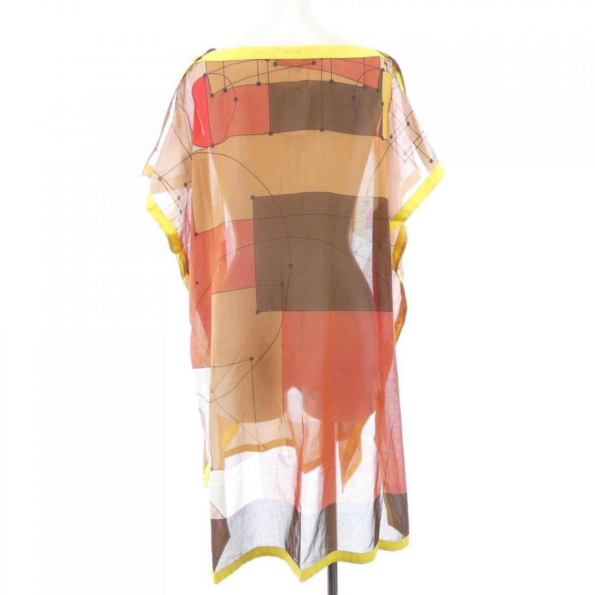 Hermes Echec AU Roi Top Jacket Brown Red — view 2