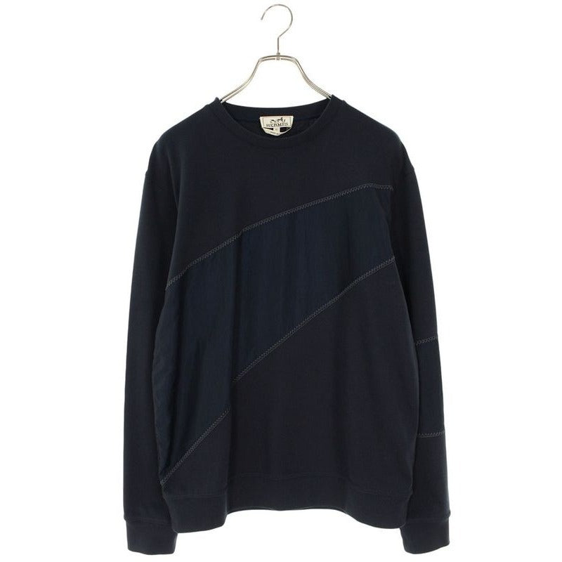Hermes Nylon Cut Replacement Patchwork Sweatshirt