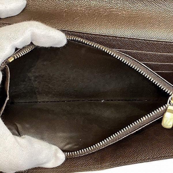 Louis Vuitton Damier Portefeuille Sarah N61734 Long Wallet Bifold Wallet Unisex