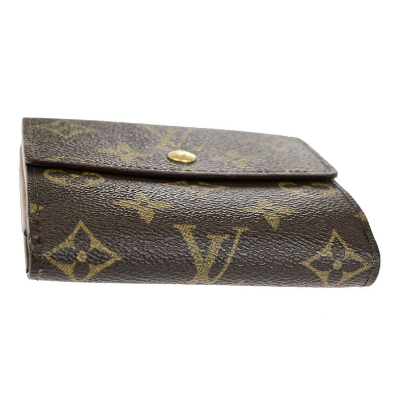 Louis Vuitton Wallet W Hook Compact Wallet Monogram Porte Monet Biécarte Cles