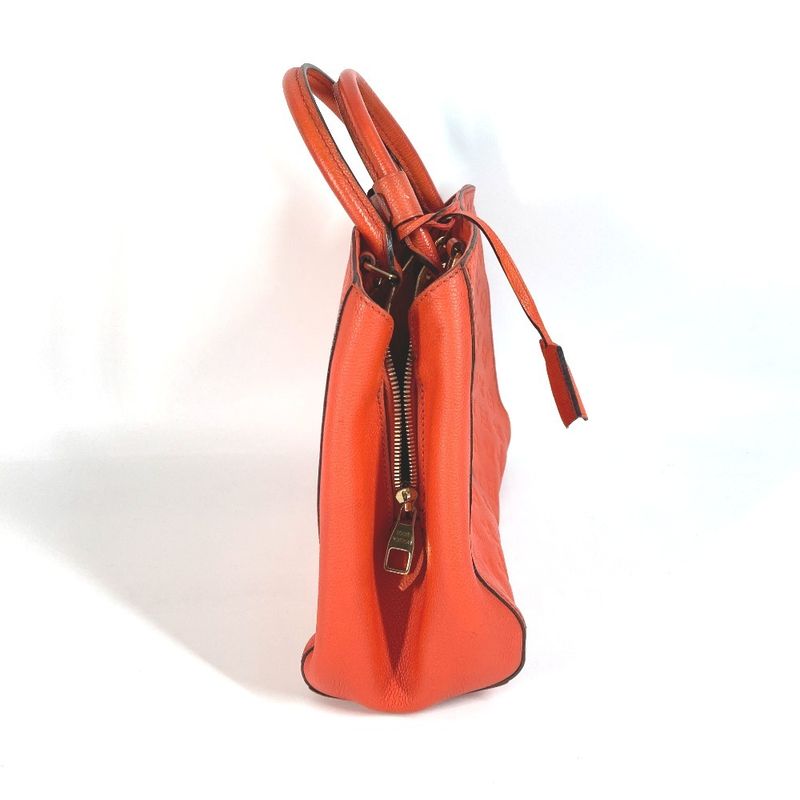 Louis Vuitton Handbag Montaigne BB M50093 Monogram Empreinte Leather Apricot