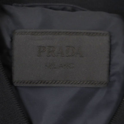 Prada 22SS Sgc006 Re-nylon Triangle Logo Triangle Plate Zip Up Bomber Jacket