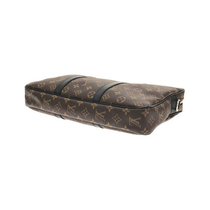 Louis Vuitton Monogram Macassar Porte Document Voyage PM Bag — view 2