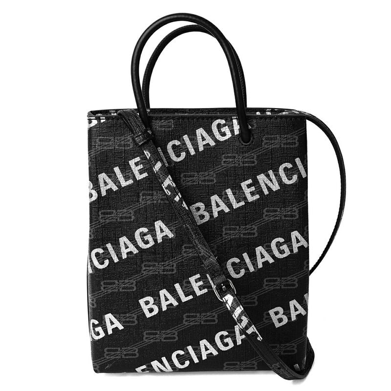 Balenciaga Tote Bag Signature Black