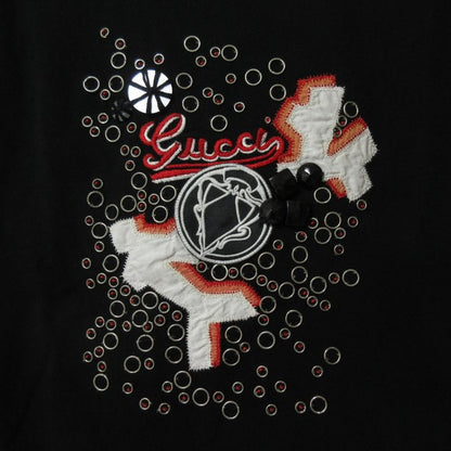 Gucci Logo Embroidery Crew Neck Short Sleeve T-Shirt Cut and Sewn 192131 X3252