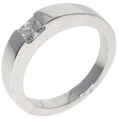 Cartier Tank Diamond #50 Ring 18K White Gold Ladies