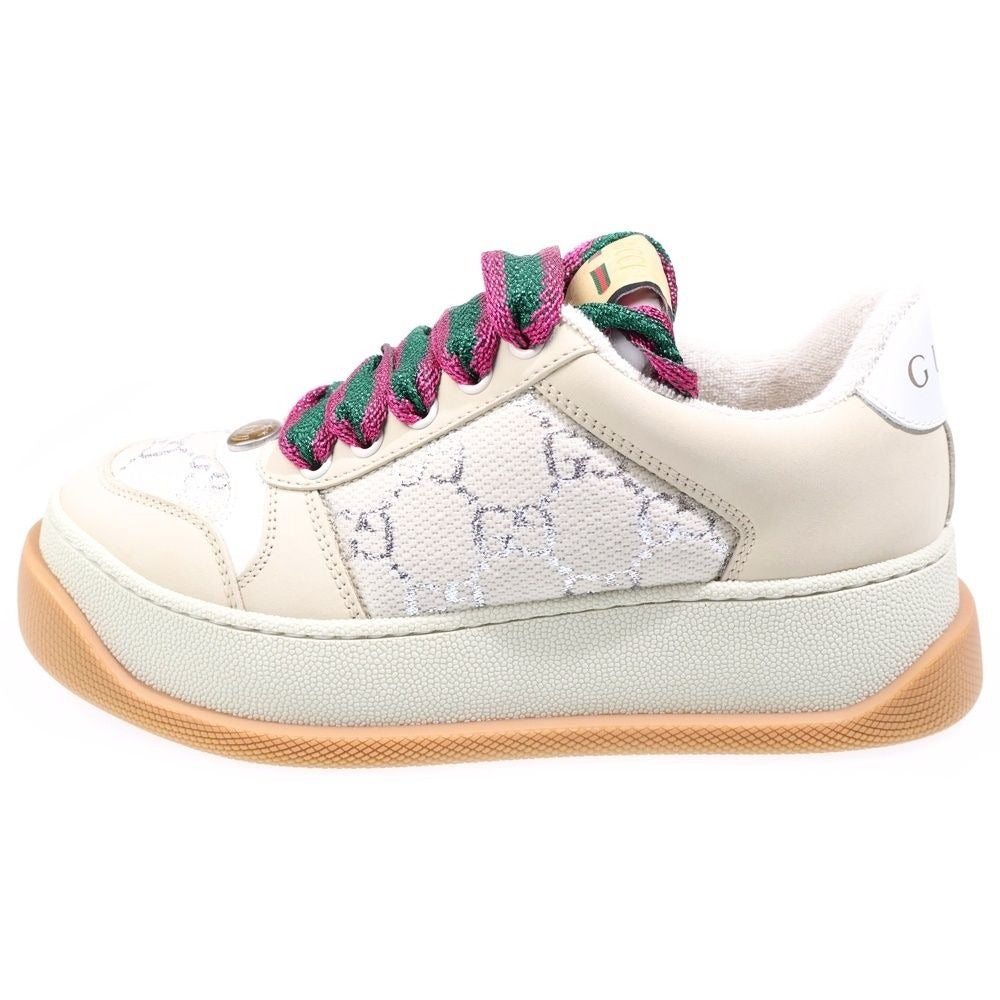 Gucci Screener Sneaker GG Canvas Low Cut Beige