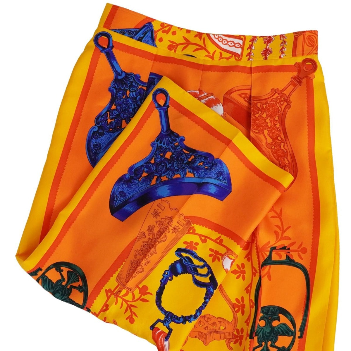 Hermes Pants Wide Long Silk Twisted — view 3