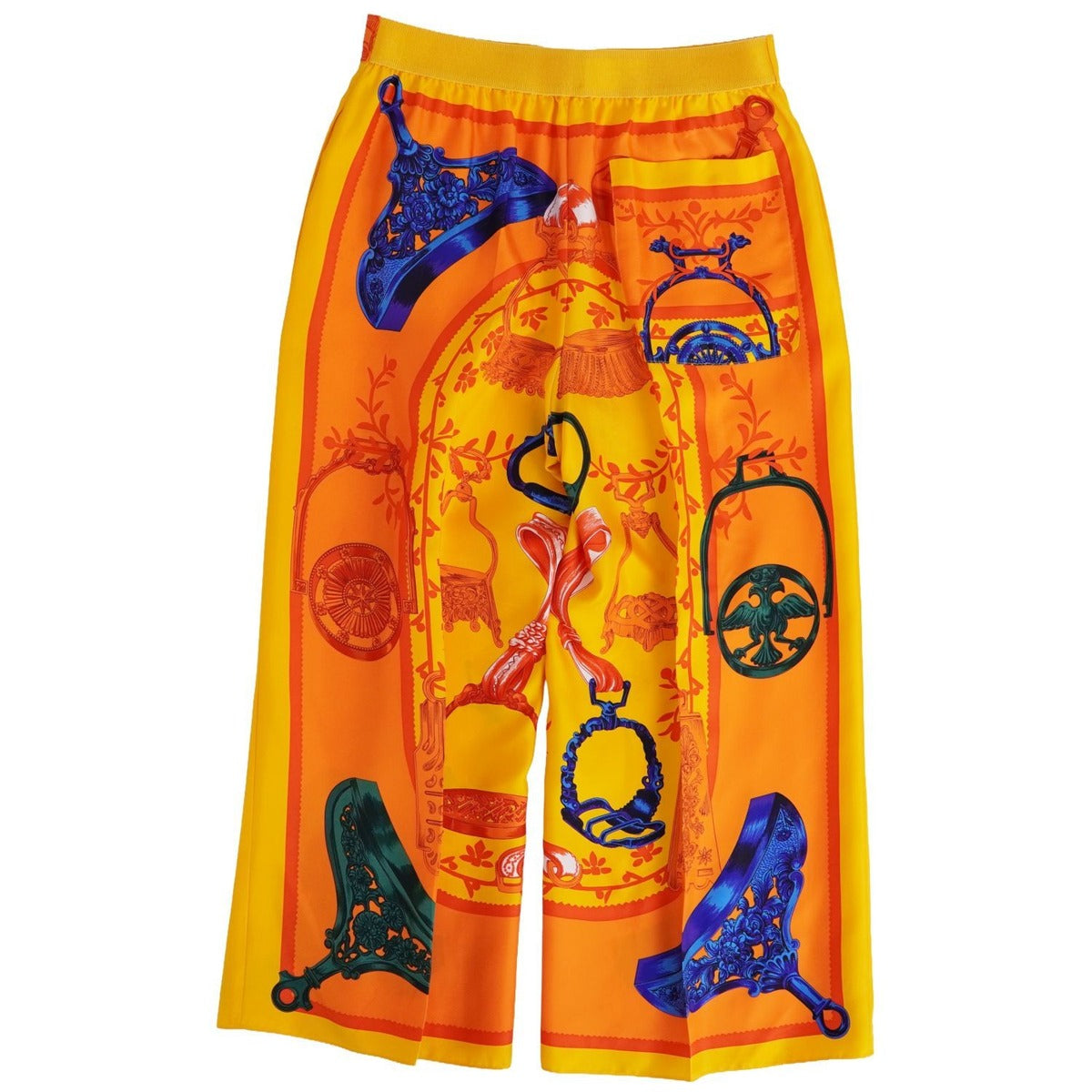 Hermes Pants Wide Long Silk Twisted — view 4